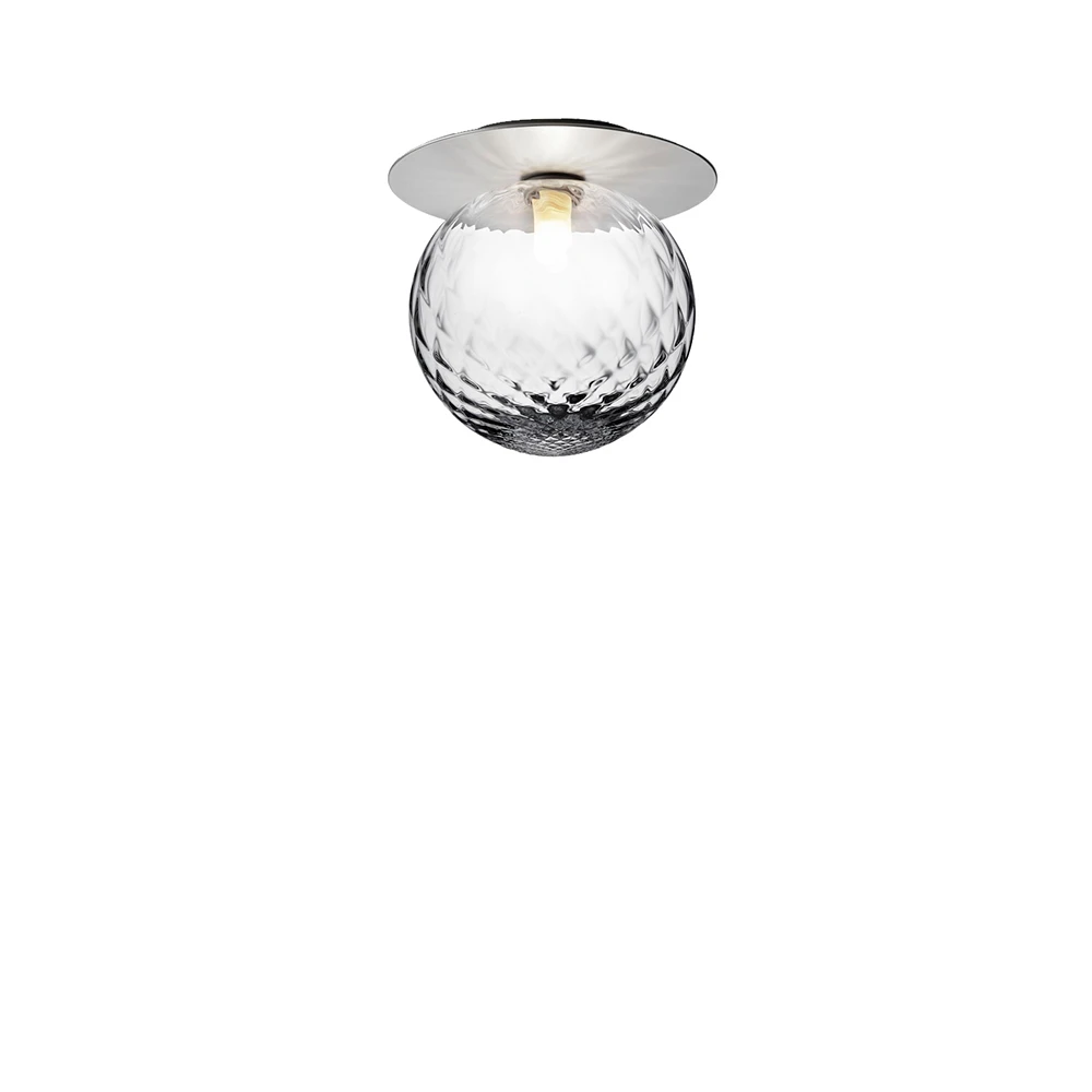 Liila 1 Large VæglampeLoftlampe Light SilverOptic Clear Nuura Liila 1 Large VæglampeLoftlampe Light SilverOptic Clear Nuura